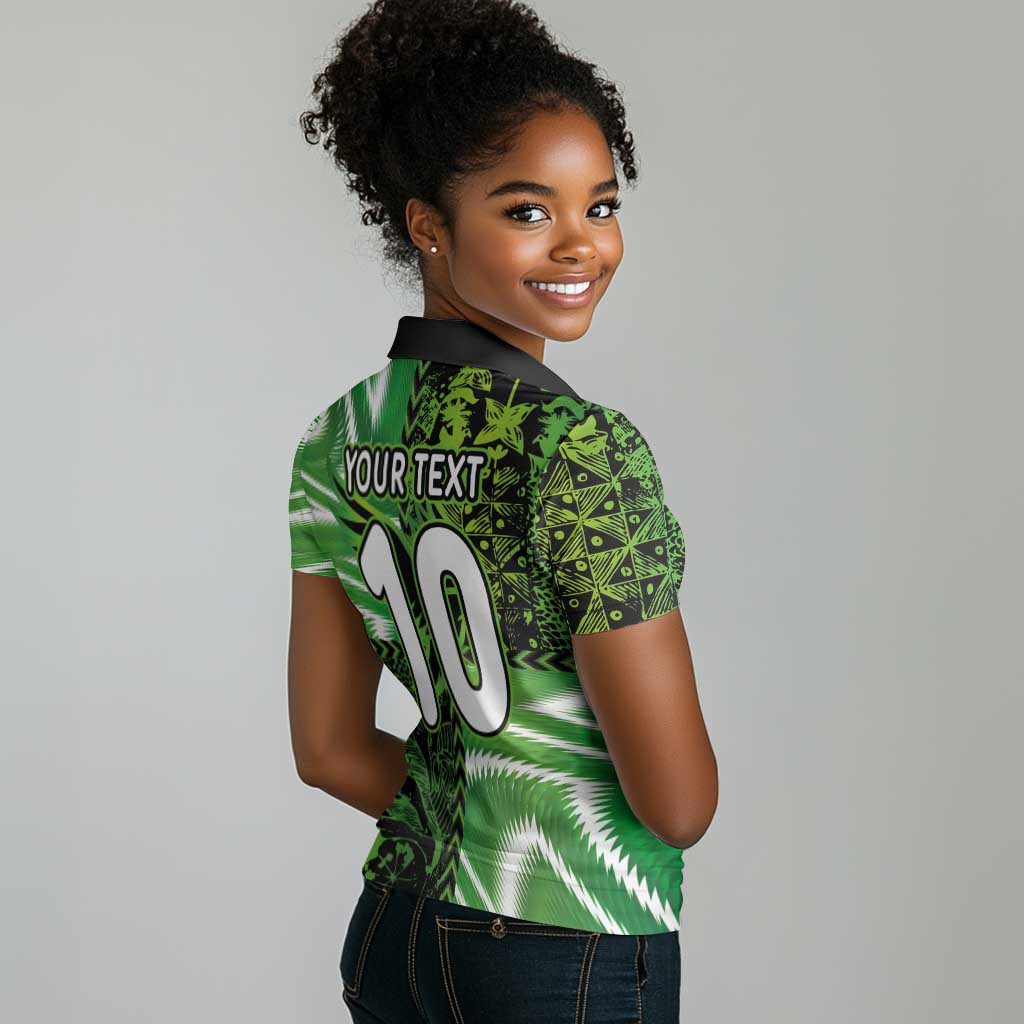 Nigeria Football Custom Women Polo Shirt Super Eagles-Africa Spirit - African Pride