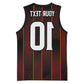 Custom Afro-Trinbago Cricket Knight Riders Basketball Jersey Palm Leaves Stripes Style - African Pride