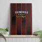 Afro-Trinbago Cricket Knight Riders Canvas Wall Art Palm Leaves Stripes Style - African Pride