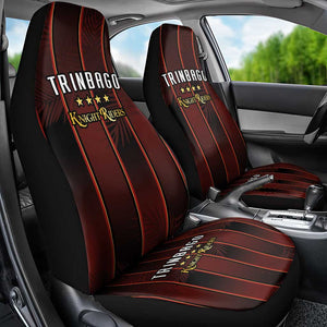 Afro-Trinbago Cricket Knight Riders Car Seat Cover Palm Leaves Stripes Style - African Pride
