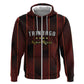 Custom Afro-Trinbago Cricket Knight Riders Hoodie Palm Leaves Stripes Style - African Pride