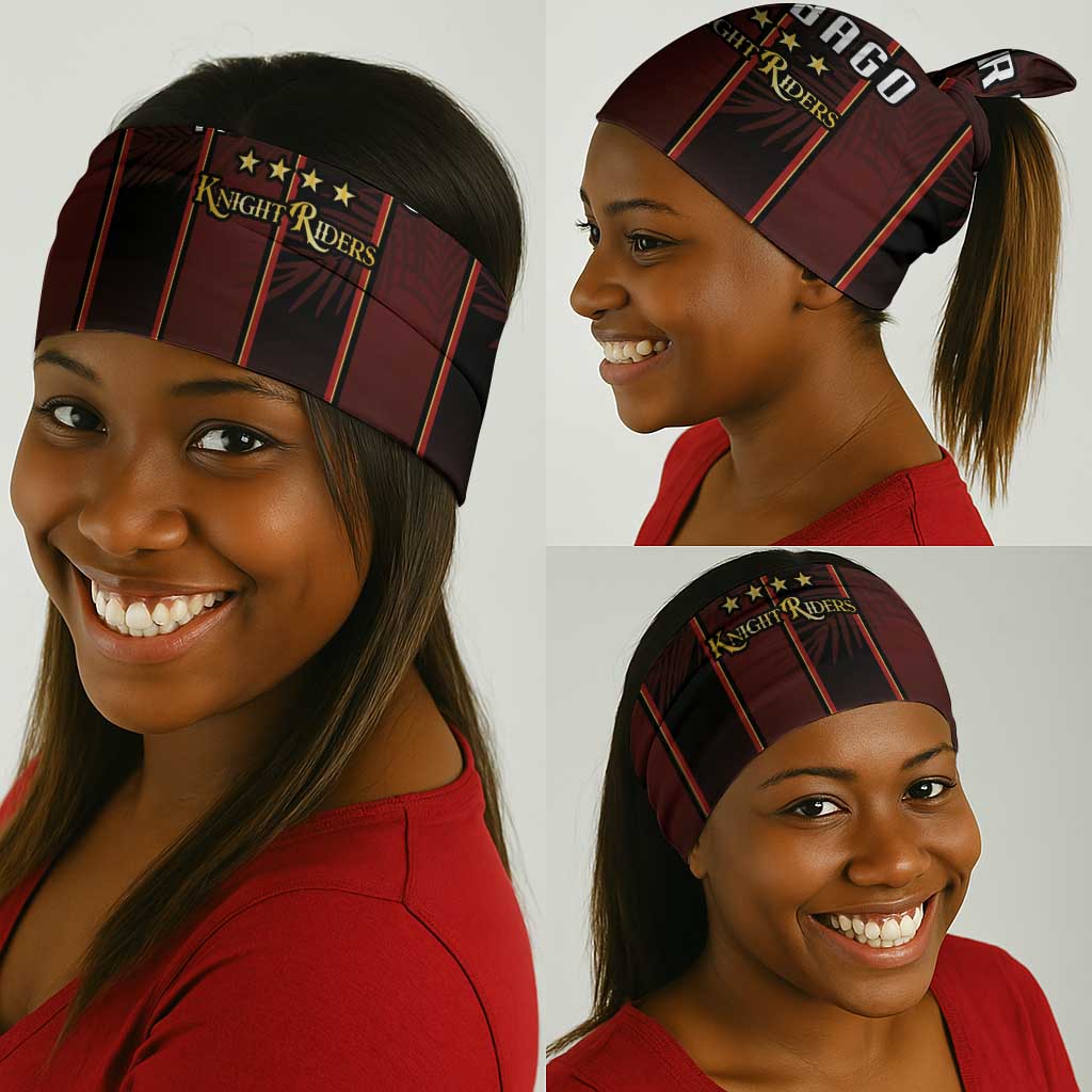Afro-Trinbago Cricket Knight Riders Neck Gaiter Palm Leaves Stripes Style - African Pride