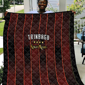 Afro-Trinbago Cricket Knight Riders Quilt Palm Leaves Stripes Style - African Pride