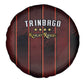 Afro-Trinbago Cricket Knight Riders Spare Tire Cover Palm Leaves Stripes Style - African Pride