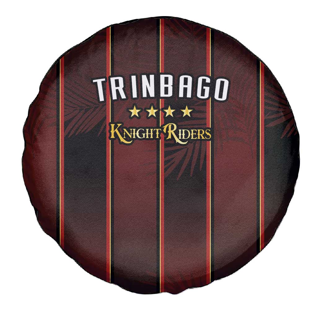 Afro-Trinbago Cricket Knight Riders Spare Tire Cover Palm Leaves Stripes Style - African Pride