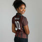 Custom Afro-Trinbago Cricket Knight Riders Women Polo Shirt Palm Leaves Stripes Style - African Pride