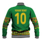 Custom Cameroon Football Baseball Jacket Tribal Motifs Green Color - African Pride