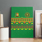 Cameroon Football Canvas Wall Art Tribal Motifs Green Color - African Pride