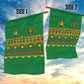 Cameroon Football Garden Flag Tribal Motifs Green Color - African Pride