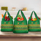 Cameroon Football Grocery Bag Tribal Motifs Green Color - African Pride