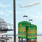 Cameroon Football Luggage Cover Tribal Motifs Green Color - African Pride