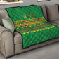 Cameroon Football Quilt Tribal Motifs Green Color - African Pride