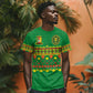 Custom Cameroon Football T shirt Tribal Motifs Green Color - African Pride