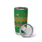 Custom Cameroon Football Tumbler Cup Tribal Motifs Green Color - African Pride
