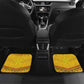 Custom Cameroon Football Car Mats Tribal Motifs Yellow Color - African Pride