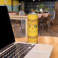 Custom Cameroon Football Skinny Tumbler Tribal Motifs Yellow Color - African Pride