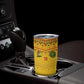 Custom Cameroon Football Tumbler Cup Tribal Motifs Yellow Color - African Pride