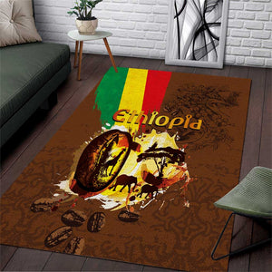 Ethiopia's Pride - Coffee Culture Area Rug