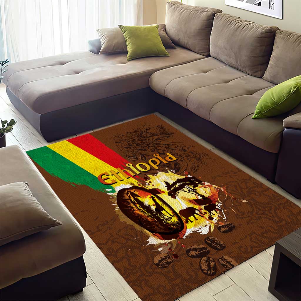 Ethiopia's Pride - Coffee Culture Area Rug