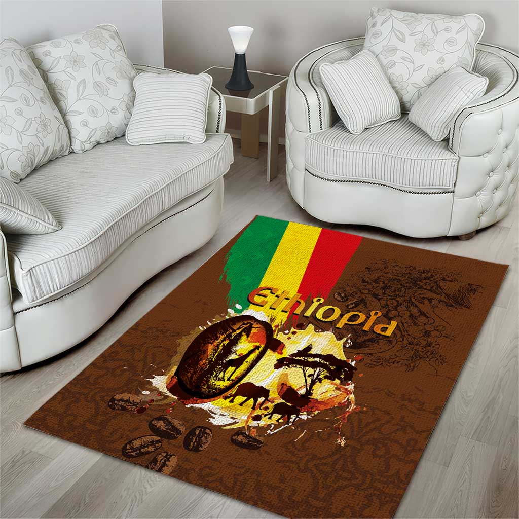 Ethiopia's Pride - Coffee Culture Area Rug