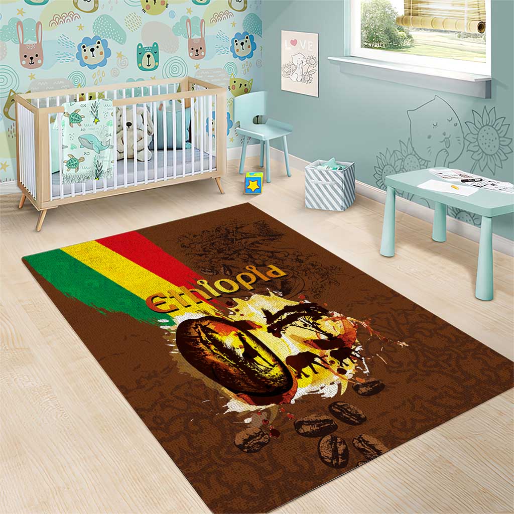 Ethiopia's Pride - Coffee Culture Area Rug