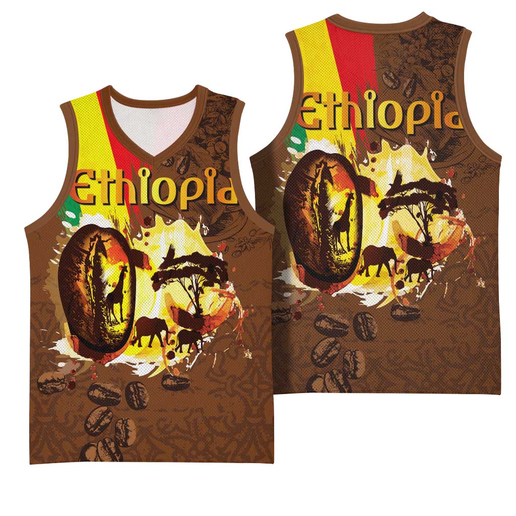 Ethiopia's Pride - Coffee Culture Basketball Jersey LT03