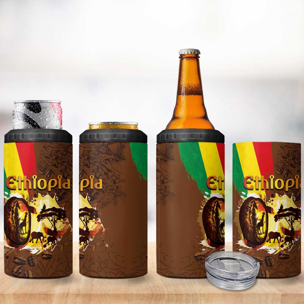 Ethiopia's Pride - Coffee Culture 4 in 1 Can Cooler Tumbler