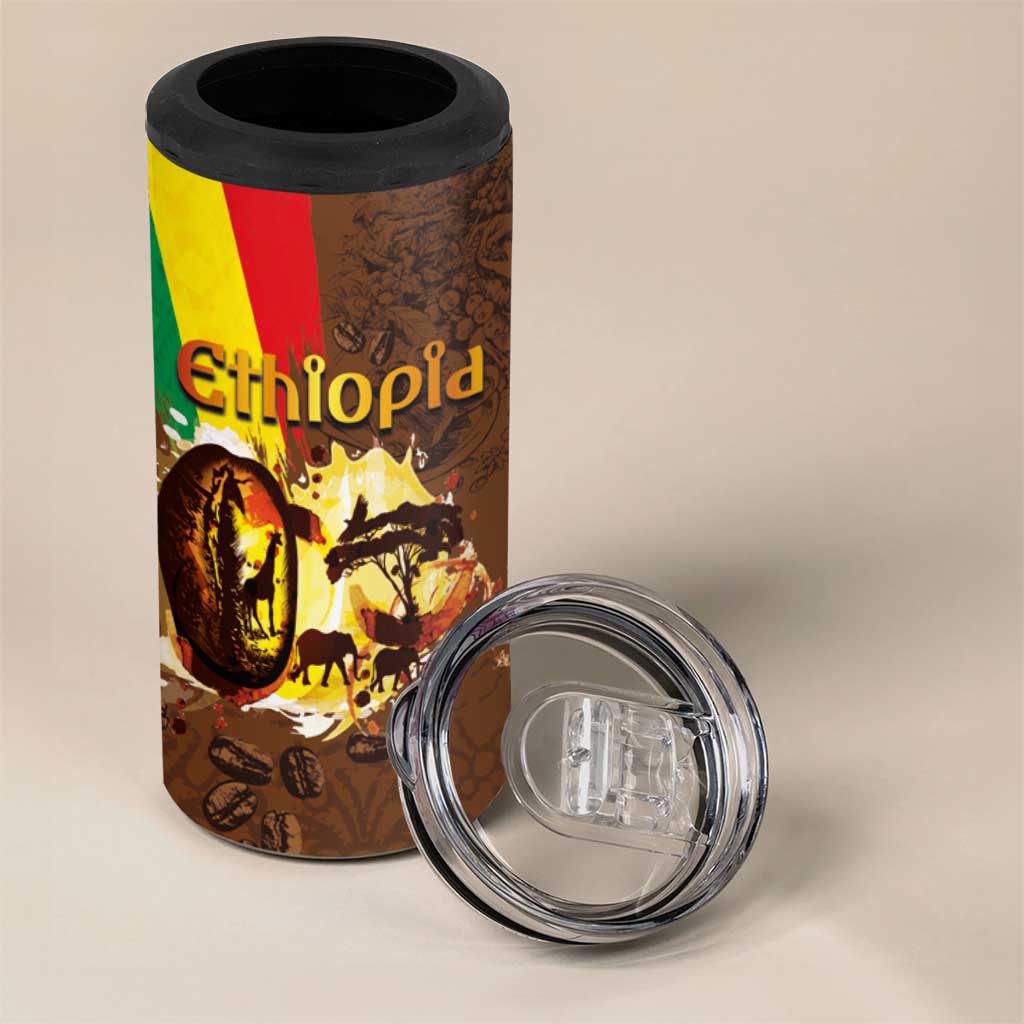 Ethiopia's Pride - Coffee Culture 4 in 1 Can Cooler Tumbler