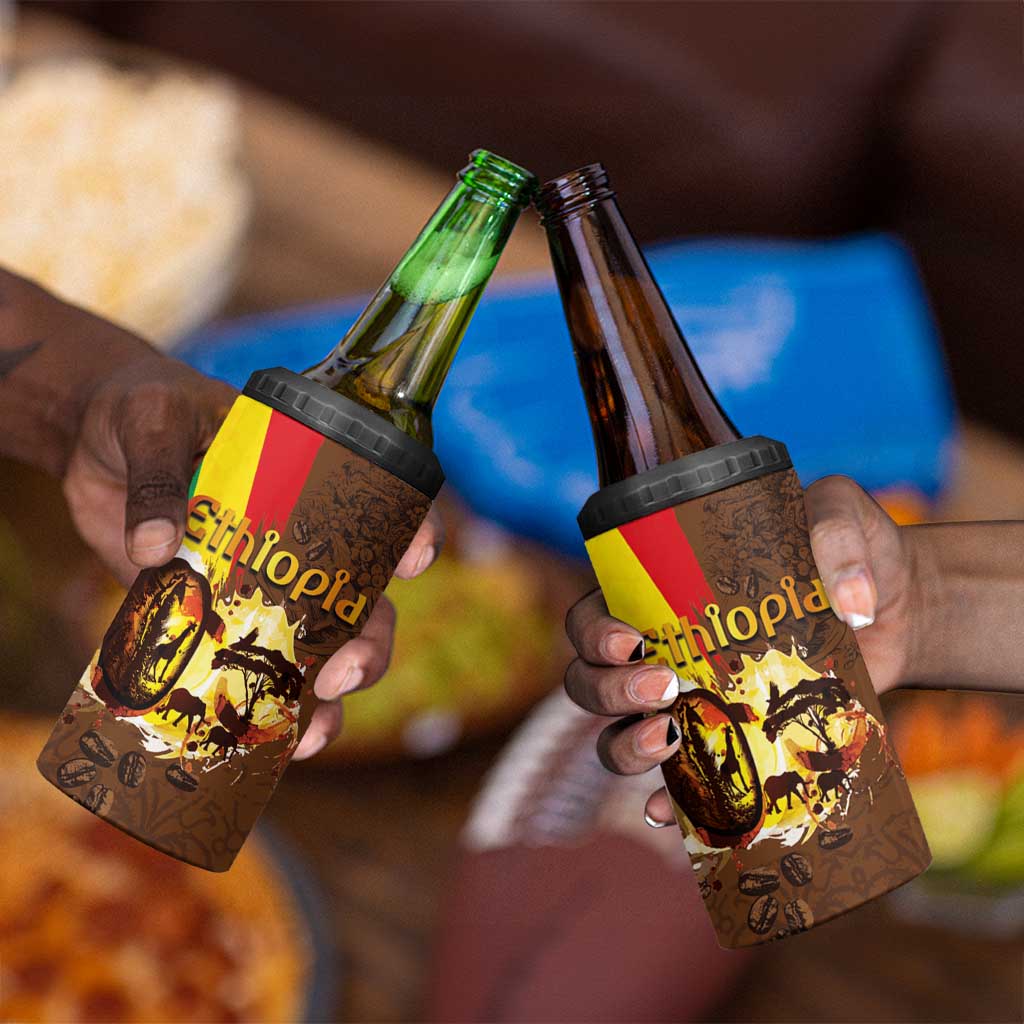 Ethiopia's Pride - Coffee Culture 4 in 1 Can Cooler Tumbler