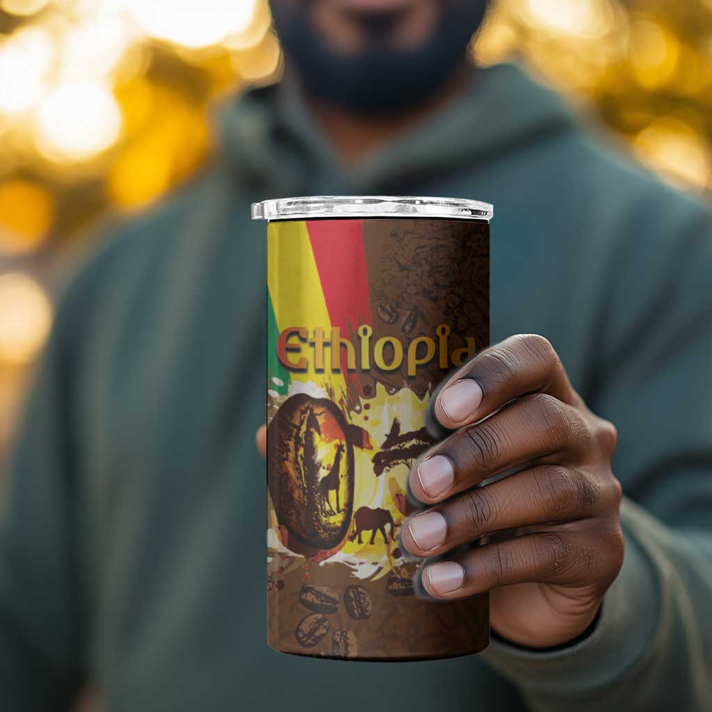 Ethiopia's Pride - Coffee Culture 4 in 1 Can Cooler Tumbler