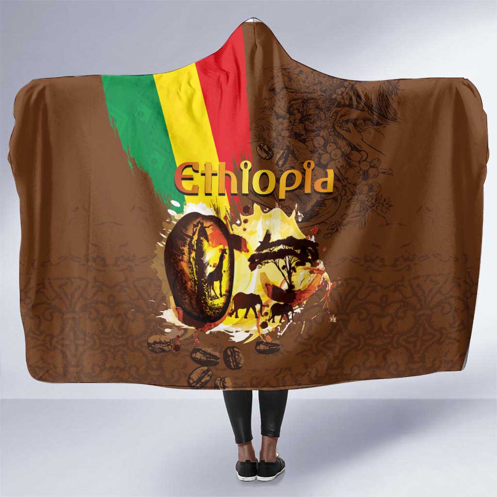 Ethiopia's Pride - Coffee Culture Hooded Blanket