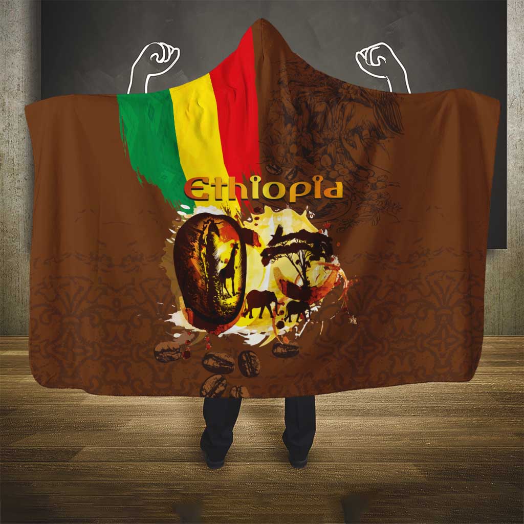 Ethiopia's Pride - Coffee Culture Hooded Blanket
