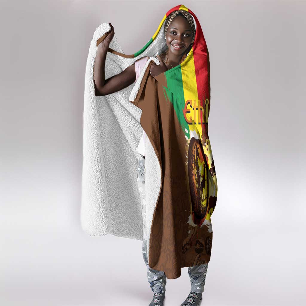 Ethiopia's Pride - Coffee Culture Hooded Blanket
