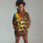 Ethiopia's Pride - Coffee Culture Hoodie Dress