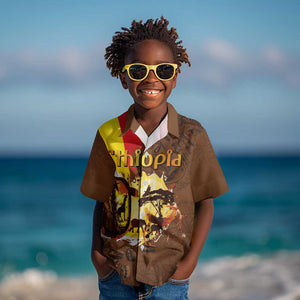 Ethiopia's Pride - Coffee Culture Kid Hawaiian Shirt