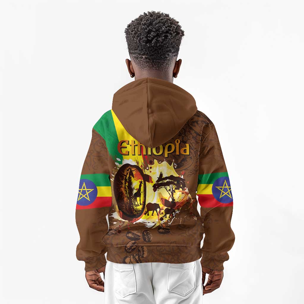 Ethiopia's Pride - Coffee Culture Kid Hoodie