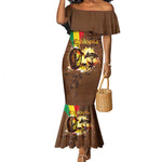 Ethiopia's Pride - Coffee Culture Mermaid Dress