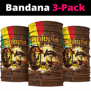 Ethiopia's Pride - Coffee Culture Neck Gaiter - African Pride