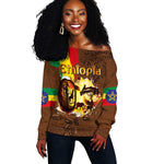 Ethiopia's Pride - Coffee Culture Off Shoulder Sweater