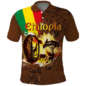 Ethiopia's Pride - Coffee Culture Polo Shirt