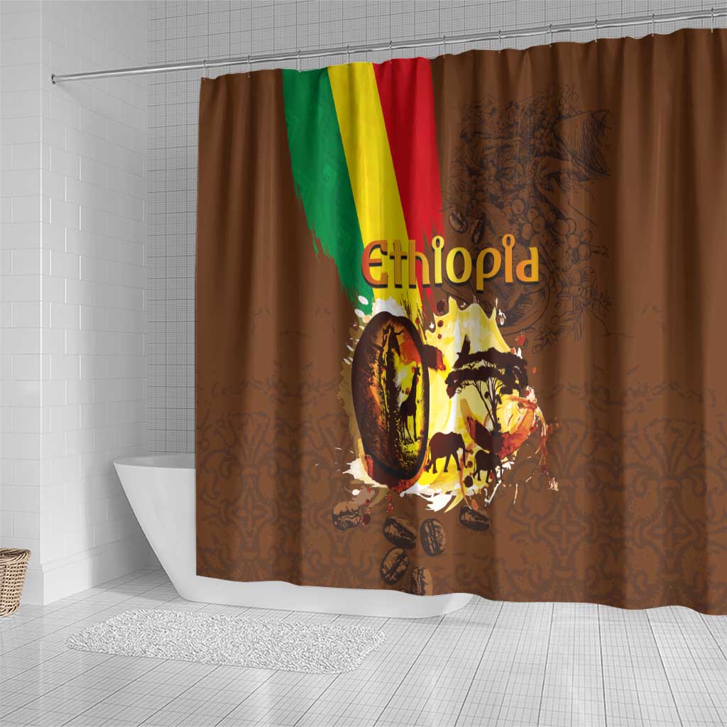 Ethiopia's Pride - Coffee Culture Shower Curtain