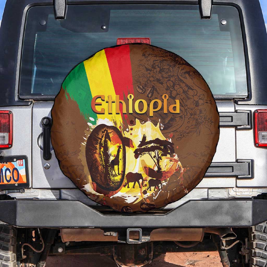 Ethiopia's Pride - Coffee Culture Spare Tire Cover