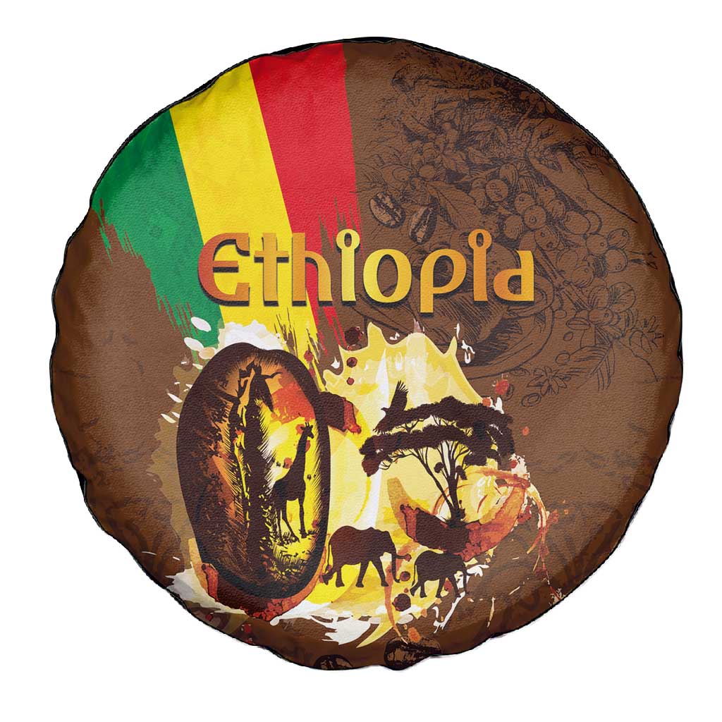 Ethiopia's Pride - Coffee Culture Spare Tire Cover