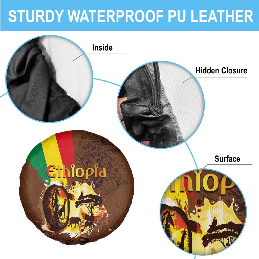 Ethiopia's Pride - Coffee Culture Spare Tire Cover