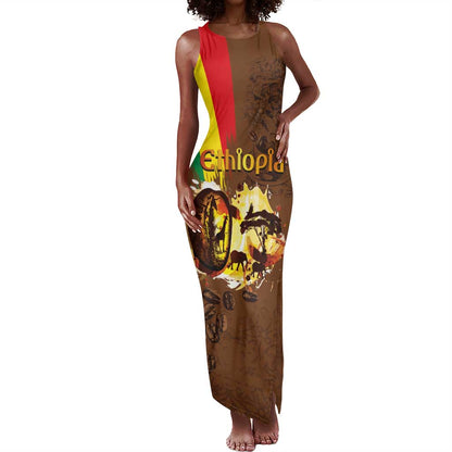 Ethiopia's Pride - Coffee Culture Tank Maxi Dress