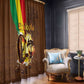 Ethiopia's Pride - Coffee Culture Window Curtain