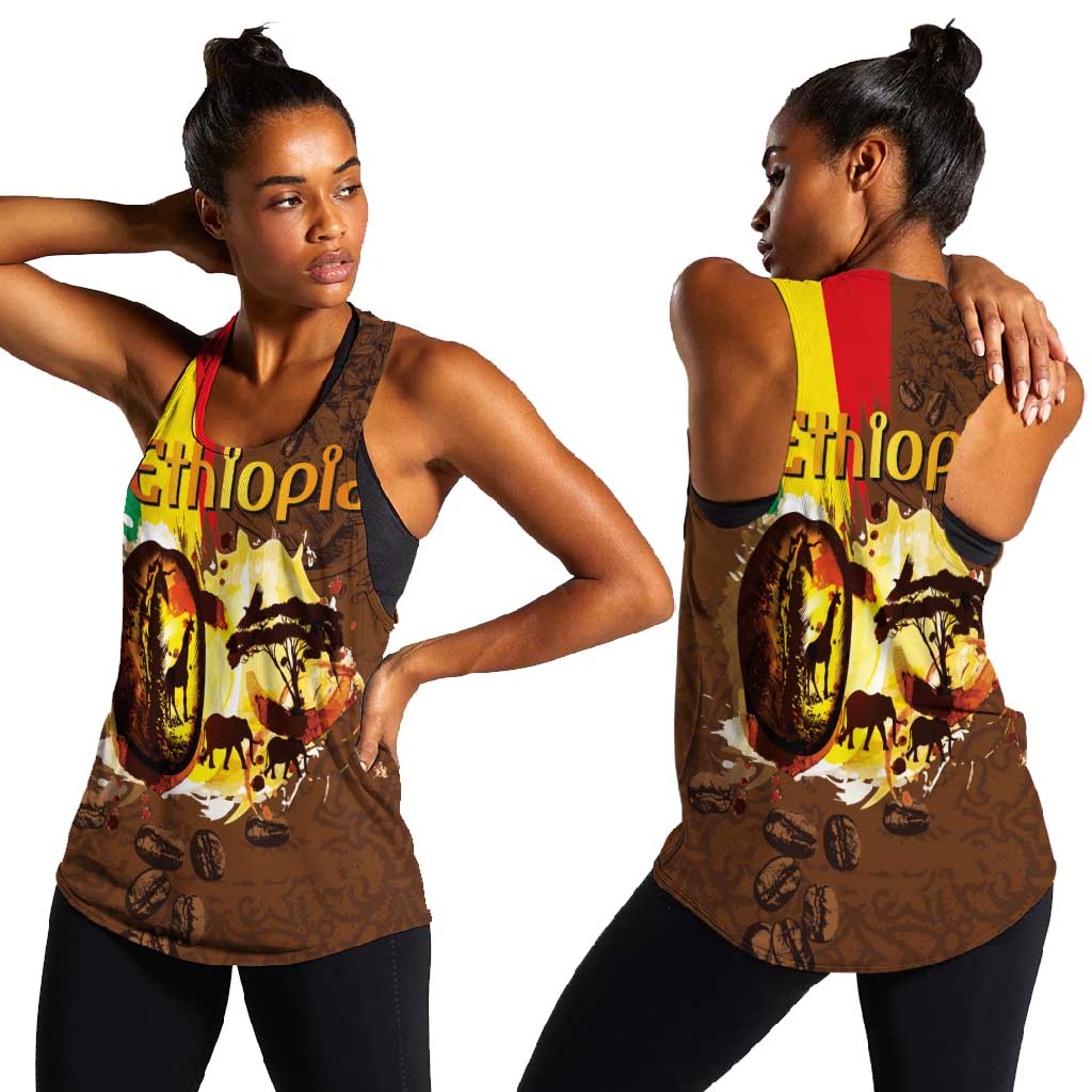 Ethiopia's Pride - Coffee Culture Women Racerback Tank