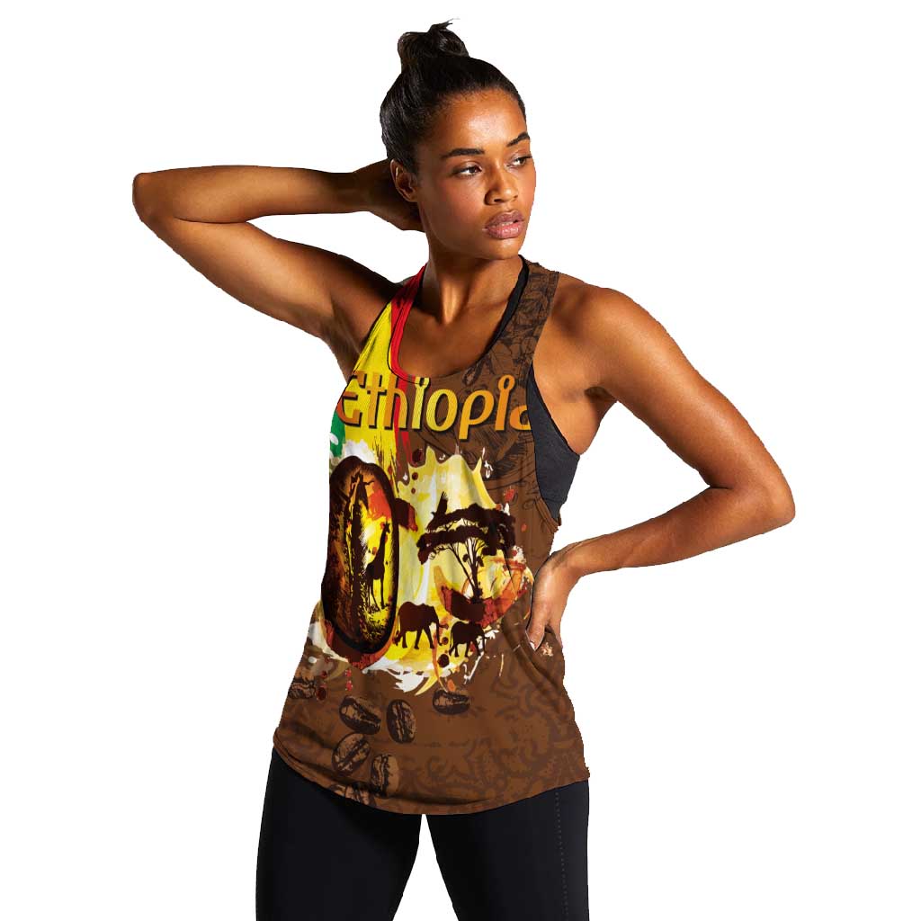 Ethiopia's Pride - Coffee Culture Women Racerback Tank