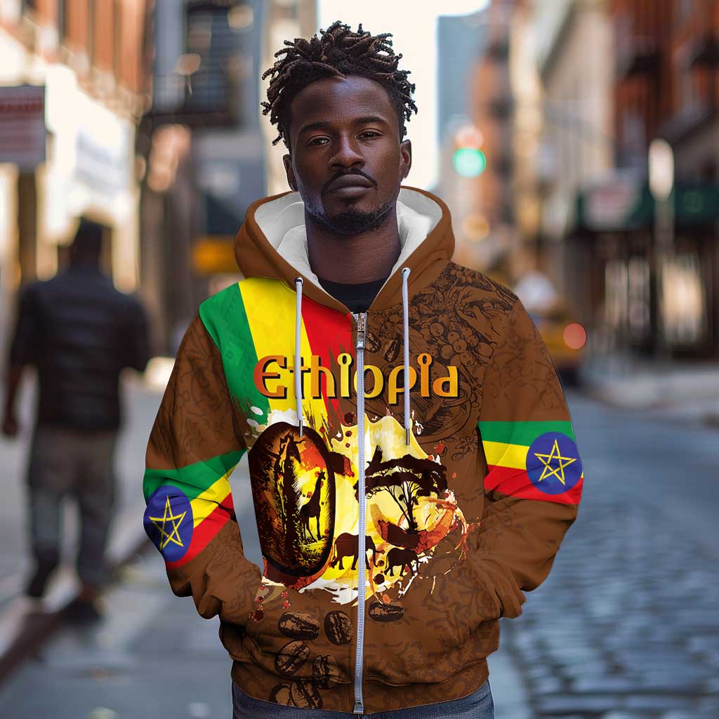Ethiopia's Pride - Coffee Culture Zip Hoodie