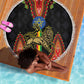 Ethiopia Lion of Judah and The Star Seal Beach Blanket Dashiki Style